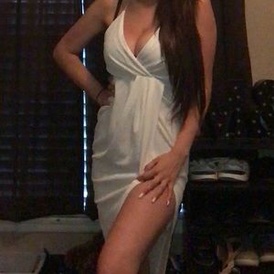 Cute white cross midi